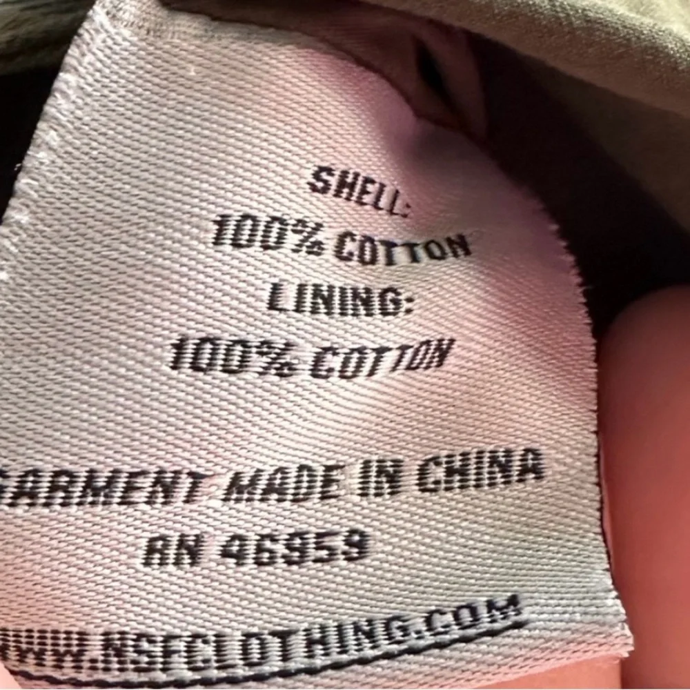 NSF Women's Army Green Utility Jacket - Picture 14 of 14